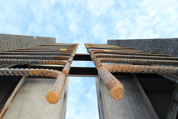 rebar and sky